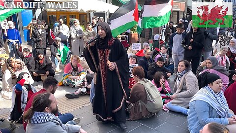 Speech - March for Palestinian Land, St Mary Street, Cardiff Wales
