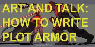 ART AND TALK: how to write plot armor #comics #art #music