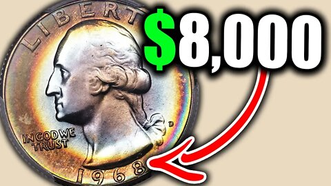 YOU 1968 QUARTERS COULD BE WORTH THOUSANDS OF DOLLARS!! ERROR QUARTERS WORTH MONEY