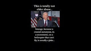 I don’t think it’s elder abuse. It’s Dementia!