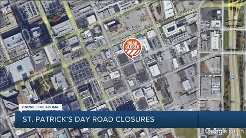 Road closures for St. Patrick's Day