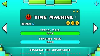 Geometry Dash - Time Machine All Coins!