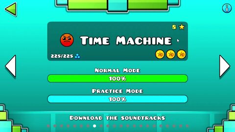 Geometry Dash - Time Machine All Coins!