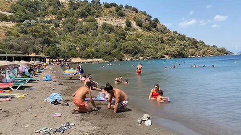 Sarsala koyu plajı | Beach walk Dalaman Muğla Turkiye🌴