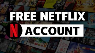 FREE Netflix Premium Account BUG | Get a FREE Netflix Account 2021