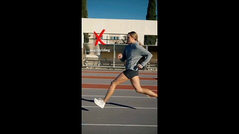 Common running mistakes! Overstriding❌✅