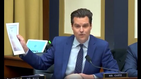 'I Want To Know Where It Is!' Matt Gaetz Claims He Has Contents Of Hunter Biden's Laptop