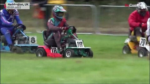 VIDEO Racers aim to be a cut above the rest at annual lawnmower championships Euronews