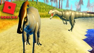 MANADA DE PARASSAUROS, FOMOS CERCADOS POR CARNIVOROS - DINOSAUR WORLD MOBILE