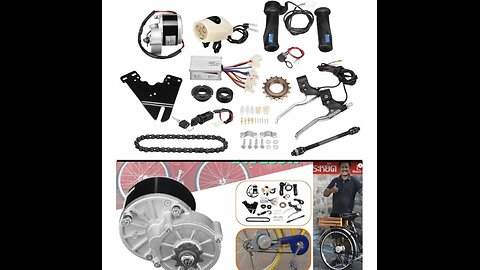 24V 250W Electric Bike Conversion kit Scooter Motor Controller Kit For 20-28inch Ordinary Bike Kit