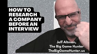 How to Research a Company Before an Interview | JobSearchTV.com