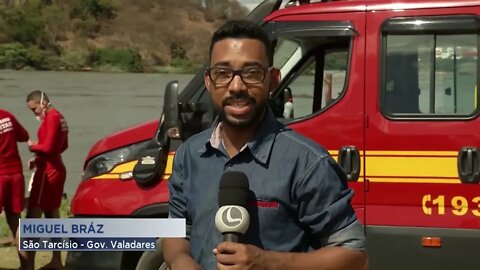 Gov. Valadares: militares dos bombeiros encontram corpo de homem, mas não tem identidade