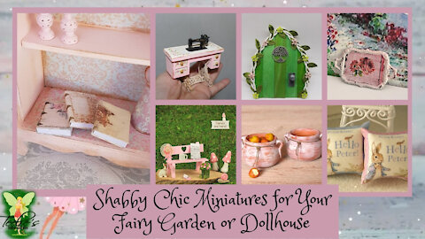 Teelie's Fairy Garden | Shabby Chic Miniatures for Your Fairy Garden or Dollhouse | Teelie Turner