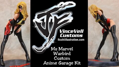 Ms Marvel Warbird Custom Anime Garage Kit 1:5 scale