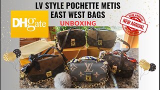 DHgate Louis Vuitton Style Pochette Metis East West Bags Unboxing & Seller Review