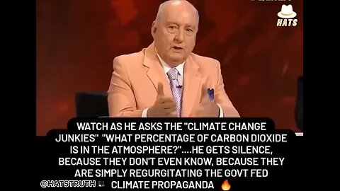 Watch as Alan Jones completely destroys The Climate Change Carbon Dioxide Hoax.