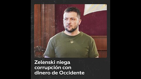 Preguntan por la corrupción en Ucrania y Zelenski afirma que no es dinero de Occidente