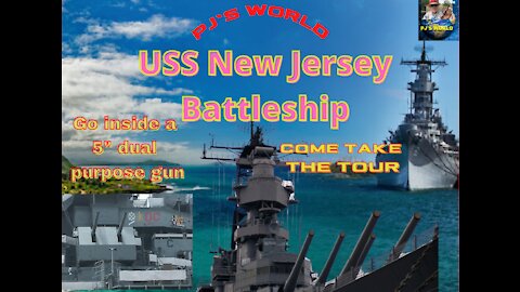 Walking Tour US Navy World War II To Vietnam Battleship USS New Jersey, Museum & Memorial Pt 02