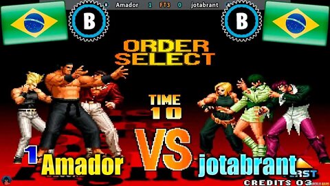The King of Fighters '97 (Amador Vs. jotabrant) [Brazil Vs. Brazil]