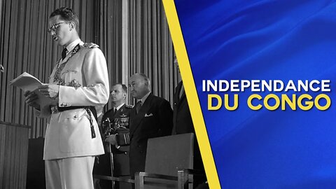 Koning Boudewijn roept de onafhankelijkheid van Congo uit op 30 Juni 1960