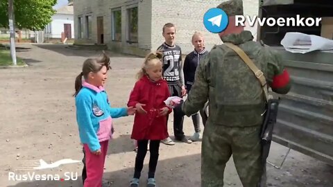 Village Of Pershetravneve In The DPR, The Russian Military Provided Humanitarian Aid To Locals!