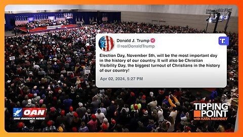 Trump Proclaims November 5th 'Christian Visibility Day' | TIPPING POINT 🟧