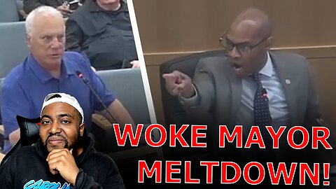 WOKE Mayor MELTSDOWN& STORMS OUT Of City Council Meeting Crying RACISM After Citizen Calls Him Out!