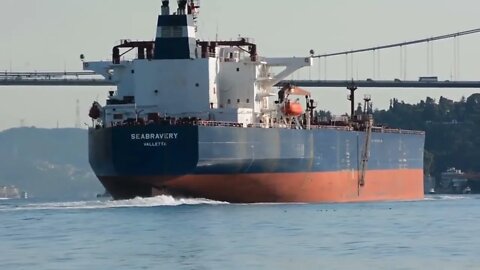 20 & The giant ship passing through the Istanbul Strait