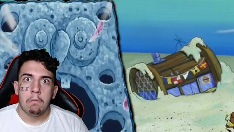 O episódio mais PERTURBADOR de Bob Esponja | "Monumento de Esponja" | Renatows | REACT