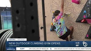Outdoor climbing gym opens in Logan Heights