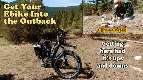 E bike Into the Woods! For hunting, camping and exploring.
