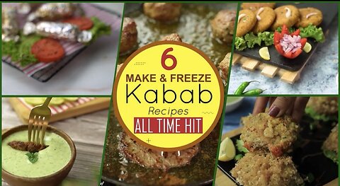 Kabab Recipes|6 different Kababs|All time hit Kabak Recipes