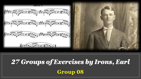 [TRUMPET LIP FLEXIBILITY] Breath Control and Flexibilities for Trumpet by (Earl IRONS) - GROUP 08