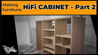 Hi-Fi Cabinet using TRADITIONAL hand tools - Part 2