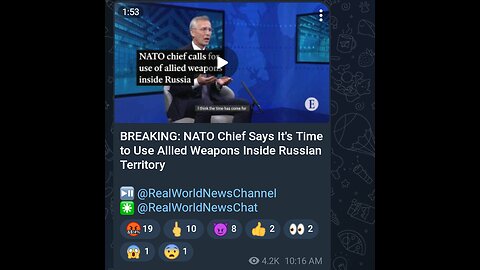 News Shorts: NATO Chief versus Russia