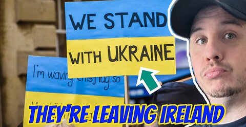 🇮🇪🇺🇦 Ukrainian refugees LEAVE Ireland due to their benefits being cut (Clown world 🤡)