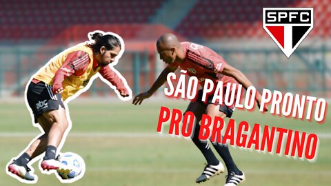Escalação do São Paulo: Ceni faz único treino com elenco completo antes de pegar o Bragantino