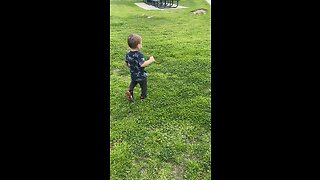 Running to the park. #fun #park #baby #lol #excited #funny