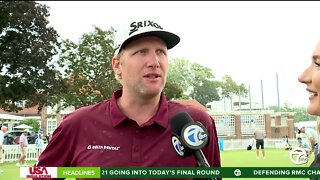 Ryan Brehm, a Michigan native, speaks on playing in the Rocket Mortgage Classic