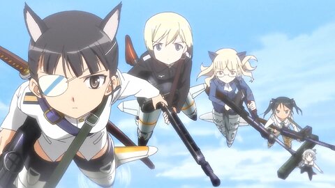 Strike Witches - first Neuroi fight