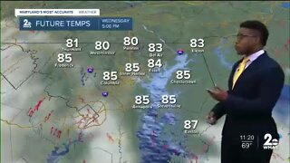 WMAR-2 News Patrick Pete Monday night forecast