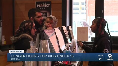 Ohio bill would allow kids under 16 to work longer hours