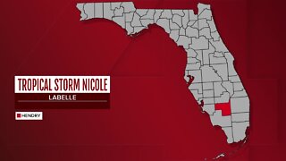 Tropical Storm Nicole in LaBelle