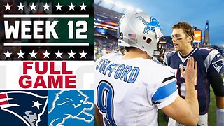 Patriots vs Lions FULL GAME - NFL Week 12 2014