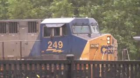 CSX I151 Intermodal Double-Stack Train from Fostoria, Ohio July 23, 2022