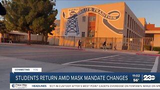 Students return amid mask mandate changes