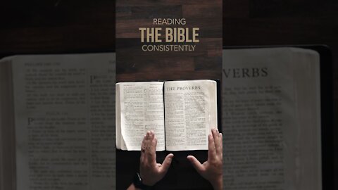 How to read the Bible consistently #shorts