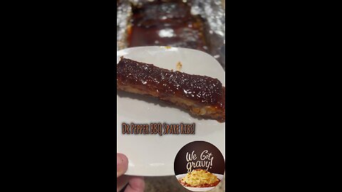 Dr. Pepper BBQ Sauce Spare RIbs