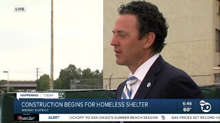 Supervisor Fletcher discusses new Midway District homeless shelter