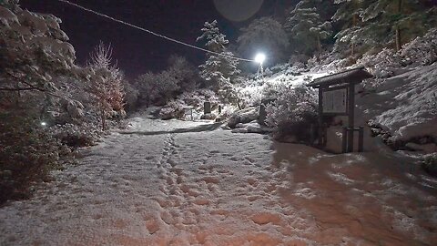 Snowy Japan + Tendo night walk 4K HDR
